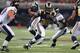 ST. LOUIS, MO - AUGUST 29: Zac Stacy #30 of the St. Louis Rams rushes against the Baltimore Ravens during a pre-season game at the Edward Jones Dome on August 29, 2013 in St. Louis, Missouri. (Photo by Dilip Vishwanat/Getty Images)