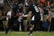 STANFORD, CA - OCTOBER 5: Wide receiver Ty Montgomery #7 (L) of the Stanford Cardinal takes a ball from quarterback Kevin Hogan #8 during the first quarter of their game on October 5, 2013 at Stanford Stadium in Stanford, California. (Photo by Stephen Lam