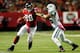 ATLANTA, GA - OCTOBER 07: Tight end Tony Gonzalez #88 of the Atlanta Falcons runs with the ball as strong safety Dawan Landry #26 of the New York Jets defends during their game at the Georgia Dome on October 7, 2013 in Atlanta, Georgia. (Photo by Kevin