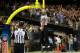 NEW ORLEANS, LA - SEPTEMBER 30: Tight end Jimmy Graham #80 of the New Orleans Saints dunks the ball over the goal post after scoring a 27-yard touchdown in the second quarter against the Miami Dolphins at the Mercedes-Benz Superdome on September 30, 2013