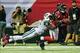 Oct 7, 2013; Atlanta, GA, USA; New York Jets cornerback Antonio Cromartie (31) breaks up a pass intended for Atlanta Falcons wide receiver Julio Jones (11) in the second half at the Georgia Dome. The Jets won 30-28. Mandatory Credit: Daniel Shirey-USA TOD