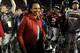 PASADENA, CA - JANUARY 01: Former Secretary of State and Cardinal alum Condoleezza Rice celebrates after the Cardinal defeat the Wisconsin Badgers 20-14 in the 99th Rose Bowl Game Presented by Vizio on January 1, 2013 at the Rose Bowl in Pasadena, Califo