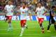 BELO HORIZONTE, BRAZIL - JUNE 22: Javier Hernandez of Mexico celebrates one of his goals with his teammates Jesus Zavala and Raul Jimenez during the FIFA Confederations Cup Brazil 2013 Group A match between Japan and Mexico at Estadio Mineirao on June 22,