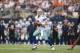 ARLINGTON, TX - OCTOBER 06: Tony Romo #9 of the Dallas Cowboys at AT&T Stadium on October 6, 2013 in Arlington, Texas. (Photo by Ronald Martinez/Getty Images)