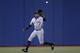 TORONTO, CANADA - SEPTEMBER 17: Curtis Granderson #14 of the New York Yankees catches a fly ball in the first inning during MLB game action against the Toronto Blue Jays on September 17, 2013 at Rogers Centre in Toronto, Ontario, Canada. (Photo by Tom Sz