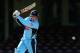 SYDNEY, AUSTRALIA - FEBRUARY 14: Nic Maddinson of the Blues bats during the Ryobi Cup One Day match between the New South Wales Blues and the South Australian Redbacks at Sydney Cricket Ground on February 14, 2013 in Sydney, Australia. (Photo by Mark No