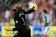 COLUMBUS, OH - SEPTEMBER 10: Goalkeeper Tim Howard #1 of the United States Men's National Team in action against Mexico at Columbus Crew Stadium on September 10, 2013 in Columbus, Ohio. (Photo by Jamie Sabau/Getty Images)