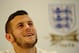 BURTON-UPON-TRENT, ENGLAND - OCTOBER 08: Jack Wilshere of England speaks to the media during a press conference at St Georges Park on October 8, 2013 in Burton-upon-Trent, England. (Photo by Laurence Griffiths/Getty Images)