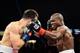 CARSON, CA - MARCH 16: WBO welterweight champion Timothy Bradley (R) lands a punch against Ruslan Provodnikov, of Russia, in the first round of their WBO welterweight title boxing match at The Home Depot Center on March 16, 2013 in Carson, California. B
