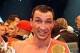 Nov 10, 2012; Hamburg, GERMANY; Wladimir Klitschko celebrates with his championship belts after defeating Mariusz Wach at O2 World Arena. Mandatory Credit: Tim Groothuis/Witters Sport via USA TODAY Sports