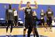 DURHAM, NC - OCTOBER 3: Assisstant coach Lawrence Frank, Kevin Garnett #2 and Brook Lopez #11 of the Brooklyn Nets practice during NBA-TV's Real Training Camp in Durham, North Carolina. NOTE TO USER: User expressly acknowledges and agrees that, by downl