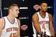 Cole Aldrich and Jeremy Tyler are two of the big men fighting for spots on the Knicks roster.