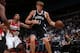 WASHINGTON, DC - OCTOBER 8: Andrei Kirilenko #47 of the Brooklyn Nets drives against Glen Rice Jr. #14 of the Washington Wizards during the pre-season game at the Verizon Center on October 8, 2013 in Washington, DC. NOTE TO USER: User expressly acknowledg