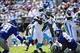 DeAngelo Williams rushed for 120 yards against the Giants in the Panthers only win of the season.