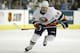 TAMPA, FL - APRIL 8: Mark Parrish #37 of the New York Islanders pursues the play in a game during the first round of the 2004 Stanley Cup Playoffs against the Tampa Bay Lightning on April 8, 2004 at the St. Pete Times Forum in Tampa, Florida. The Lightn