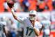 Oct 6, 2013; Miami Gardens, FL, USA; Miami Dolphins quarterback Ryan Tannehill (17) warms up before a game against the Baltimore Ravens at Sun Life Stadium. Mandatory Credit: Steve Mitchell-USA TODAY Sports