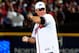Chipper Jones threw out the first pitch at Turner Field for Game 1.