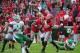 ATHENS, GA - SEPTEMBER 21: Aaron Murray #11 of the Georgia Bulldogs passes against the North Texas Mean Green at Sanford Stadium on September 21, 2013 in Athens, Georgia. (Photo by Scott Cunningham/Getty Images)