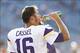 Aug 16, 2013; Orchard Park, NY, USA; Minnesota Vikings quarterback Matt Cassel (16) takes a drink before the game against the Buffalo Bills at Ralph Wilson Stadium. Mandatory Credit: Kevin Hoffman-USA TODAY Sports
