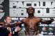 LAS VEGAS, NV - JUNE 08: Boxer Timothy Bradley poses during the official weigh-in for his bout at the MGM Grand Garden Arena on June 8, 2012 in Las Vegas, Nevada. Bradley will challenge Manny Pacquiao's WBO welterweight title on June 9 in Las Vegas. (Ph