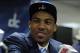Jun 28, 2013; Washington, DC, USA; Washington Wizards rookie Otto Porter Jr. speaks to the media after being drafted with the third pick in the first round of the 2013 NBA Draft during a press conference at Verizon Center . Mandatory Credit: Rafael Suanes