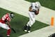 ATLANTA, GA - OCTOBER 7: Kellen Winslow #81 of the New York Jets makes a catch for a touchdown against the Atlanta Falcons at the Georgia Dome on October 7, 2013 in Atlanta, Georgia. (Photo by Scott Cunningham/Getty Images)