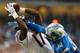 DETROIT, MI - SEPTEMBER 29: Alshon Jeffery #17 of the Chicago Bears catches a fourth quarter touchdown next to Darius Slay #30 of the Detroit Lions at Ford Field on September 29, 2013 in Detroit, Michigan. Detroit won the game 40-32. (Photo by Gregory Sha