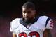 SAN FRANCISCO, CA - OCTOBER 06: Running back Arian Foster #23 of the Houston Texans looks on prior to the start of the game against the San Francisco 49ers at Candlestick Park on October 6, 2013 in San Francisco, California. (Photo by Jeff Gross/Getty I