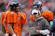 McDaniels hitched his wagon to Kyle Orton (left) that season. (Doug Pensinger/Getty Images)