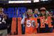 DENVER, CO - NOVEMBER 18: Fans hold signs in support of outside linebacker Von Miller #58 of the Denver Broncos as they face the San Diego Chargers at Sports Authority Field at Mile High on November 18, 2012 in Denver, Colorado. The Broncos defeated the