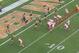 Reed goes in motion and would align as the furthest wide receiver in a three-receiver look.