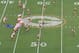 Reed drops from his in-line position and into the backfield.