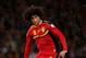 GLASGOW, SCOTLAND - SEPTEMBER 06: Marouane Fellaini of Belgium in action during the FIFA 2014 World Cup Qualifying Group A match between Scotland and Belgium at Hampden Park on September 6, 2013 in Glasgow, Scotland. (Photo by Scott Heavey/Getty Images)