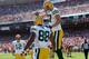 SAN FRANCISCO, CA - SEPTEMBER 08: Jermichael Finley #88 and Jordy Nelson #87 celebrate after Finley scored on a twelve yard pass play during the second quarter against the San Francisco 49ers at Candlestick Park on September 8, 2013 in San Francisco, Cal
