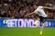 LONDON, ENGLAND - OCTOBER 11: Andros Townsend of England scores their third goal during the FIFA 2014 World Cup Qualifying Group H match between England and Montenegro at Wembley Stadium on October 11, 2013 in London, England. (Photo by Mike Hewitt/Getty
