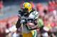 SAN FRANCISCO, CA - SEPTEMBER 08: Running back Eddie Lacy #27 of the Green Bay Packers carries the ball against the San Francisco 49ers at Candlestick Park on September 8, 2013 in San Francisco, California. (Photo by Jeff Gross/Getty Images)