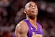PORTLAND, OR - APRIL 10: Kobe Bryant #24 of the Los Angeles Lakers looks on during a game against the Portland Trail Blazers on April 10, 2013 at the Rose Garden Arena in Portland, Oregon. NOTE TO USER: User expressly acknowledges and agrees that, by down