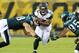 JACKSONVILLE, FL - AUGUST 24: Maurice Jones-Drew #32 of the Jacksonville Jaguars runs with the ball during a game against the Philadelphia Eagles at EverBank Field on August 24, 2013 in Jacksonville, Florida. (Photo by Brian Cleary/Getty Images)