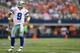 ARLINGTON, TX - OCTOBER 06: Tony Romo #9 of the Dallas Cowboys at AT&T Stadium on October 6, 2013 in Arlington, Texas. (Photo by Ronald Martinez/Getty Images)