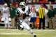 ATLANTA, GA - OCTOBER 07: Quarterback Geno Smith #7 of the New York Jets drops back against the Atlanta Falcons during their game at the Georgia Dome on October 7, 2013 in Atlanta, Georgia. (Photo by Kevin C. Cox/Getty Images)