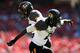 ATHENS, GA - OCTOBER 12: L'Damian Washington #2 of the Missouri Tigers reacts after his touchdown reception against the Georgia Bulldogs with Marcus Lucas #85 at Sanford Stadium on October 12, 2013 in Athens, Georgia. (Photo by Kevin C. Cox/Getty Image