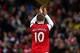LONDON, ENGLAND - NOVEMBER 17: Jack Wilshere of Arsenal applauds the fans after the Barclays Premier league match between Arsenal and Tottenham Hotspur at Emirates Stadium on November 17, 2012 in London, England. (Photo by Clive Rose/Getty Images,)