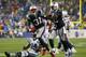 FOXBORO, MA - SEPTEMBER 12: Aqib Talib #31 of the New England Patriots celebrates after making an interception in the second half against the New York Jets during the game at Gillette Stadium on September 12, 2013 in Foxboro, Massachusetts. (Photo by Jare