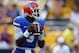 Oct 12, 2013; Baton Rouge, LA, USA; Florida Gators quarterback Tyler Murphy (3) prior to a game against the LSU Tigers at Tiger Stadium. Mandatory Credit: Derick E. Hingle-USA TODAY Sports