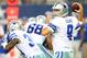 ARLINGTON, TX - SEPTEMBER 08: Quarterback Tony Romo #9 of the Dallas Cowboys throws the ball in the second quarter against the New York Giants on September 8, 2013 at AT&T Stadium in Arlington, Texas. (Photo by Ronald Martinez/Getty Images)