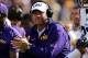 LSU head coach Les Miles