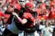Oct 12, 2013; Athens, GA, USA; Georgia Bulldogs quarterback Aaron Murray (11) is sacked and fumbles after being hit by Missouri Tigers defensive lineman Shane Ray (56) during the second quarter at Sanford Stadium. Mandatory Credit: Dale Zanine-USA TODAY S