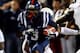 Oct 12, 2013; Oxford, MS, USA; Mississippi Rebels running back Jeff Scott (3) advances the ball during the game against the Texas A&M Aggies at Vaught-Hemingway Stadium. Mandatory Credit: Spruce Derden-USA TODAY Sports