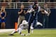 OXFORD, MS - OCTOBER 12: Wide receiver Laquon Treadwell #1 of the Ole Miss Rebels runs past defensive back Deshazor Everett #29 of the Texas A&M Aggies during the first half of play on October 12, 2013 at Vaught-Hemingway Stadium in Oxford, Mississippi.