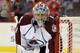 WASHINGTON, DC - OCTOBER 12: Semyon Varlamov #1 of the Colorado Avalanche warms up before playing the Washington Capitals at Verizon Center on October 12, 2013 in Washington, DC. (Photo by Patrick Smith/Getty Images)